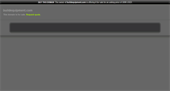 Desktop Screenshot of buildequipment.com